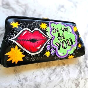 Vintage Custom Painted Clutch